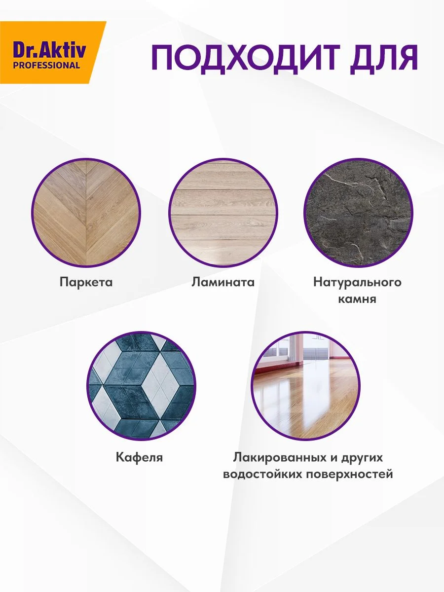 Универсальное средство для мытья полов и стен Dr.Aktiv Kombi, 5 кг