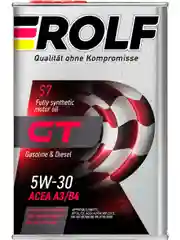 Моторное масло ROLF GT SAE 5W-30, ACEA A3/B4 Синтетическое 4 л
