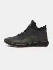 Угольный ботинки женские демисезонные Rieker