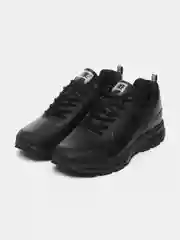 Черный мужские кроссовки Nike (натуральная кожа)