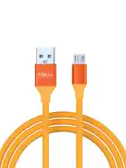 Кабель для зарядки "Лето" Micro USB, 1 метр, 2А, прорезиненный шнур, 4 цвета