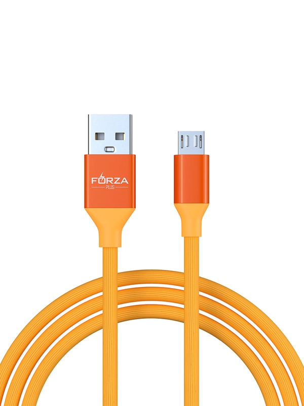 Кабель для зарядки "Лето" Micro USB, 1 метр, 2А, прорезиненный шнур, 4 цвета