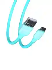 Кабель для зарядки "Лето" Micro USB, 1 метр, 2А, прорезиненный шнур, 4 цвета