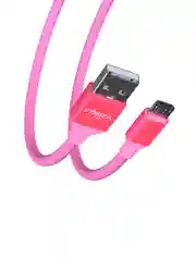 Кабель для зарядки "Лето" Micro USB, 1 метр, 2А, прорезиненный шнур, 4 цвета