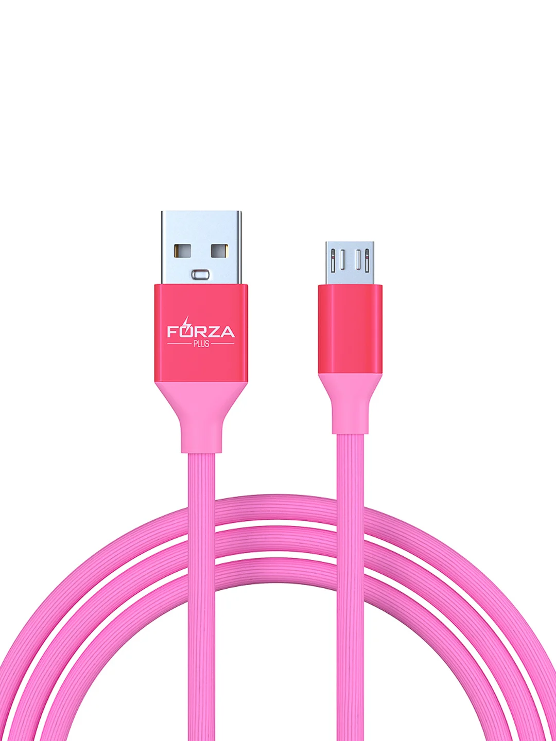 Кабель для зарядки "Лето" Micro USB, 1 метр, 2А, прорезиненный шнур, 4 цвета