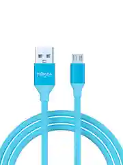 Кабель для зарядки "Лето" Micro USB, 1 метр, 2А, прорезиненный шнур, 4 цвета