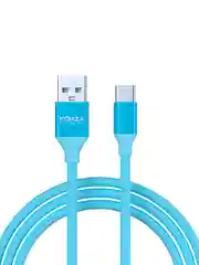 Кабель для зарядки "Лето" Type-C, 1 метр, 2А, прорезиненный, 4 цвета