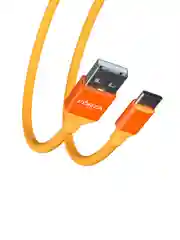 Кабель для зарядки "Лето" Type-C, 1 метр, 2А, прорезиненный, 4 цвета