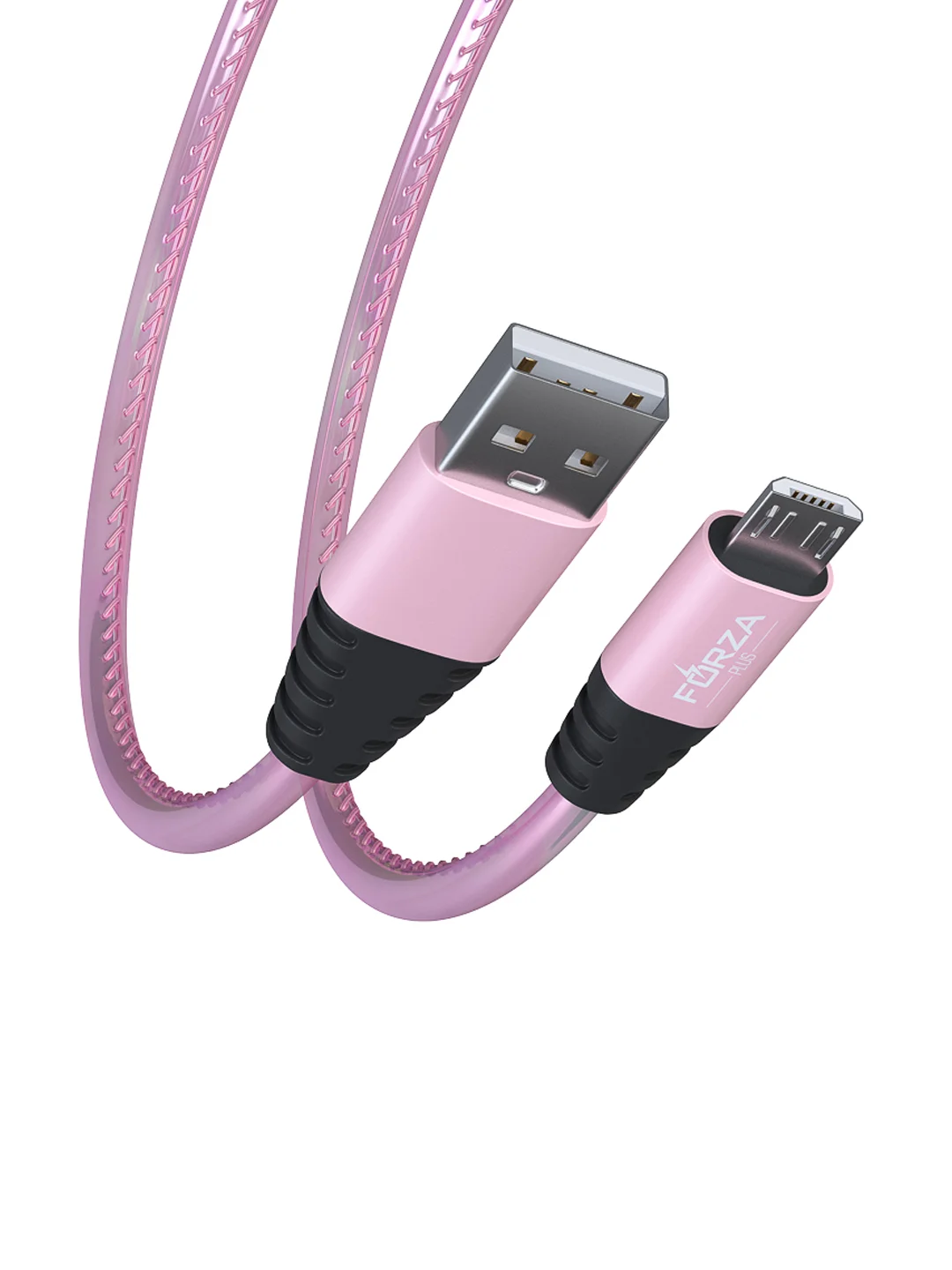 Кабель для зарядки Перламутр Micro USB, 1 метр, 2А, кожаная оплётка, 3 цвета