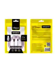 Кабель для зарядки Перламутр Micro USB, 1 метр, 2А, кожаная оплётка, 3 цвета