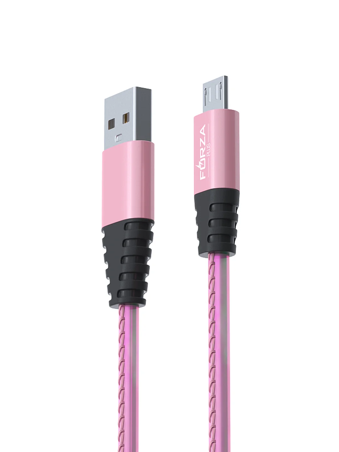 Кабель для зарядки Перламутр Micro USB, 1 метр, 2А, кожаная оплётка, 3 цвета