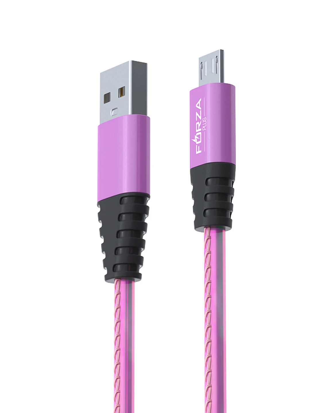 Кабель для зарядки Перламутр Micro USB, 1 метр, 2А, кожаная оплётка, 3 цвета