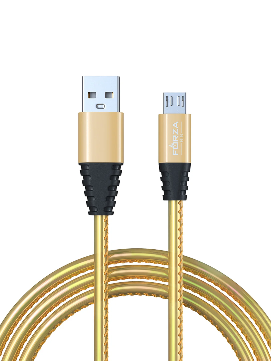 Кабель для зарядки Перламутр Micro USB, 1 метр, 2А, кожаная оплётка, 3 цвета