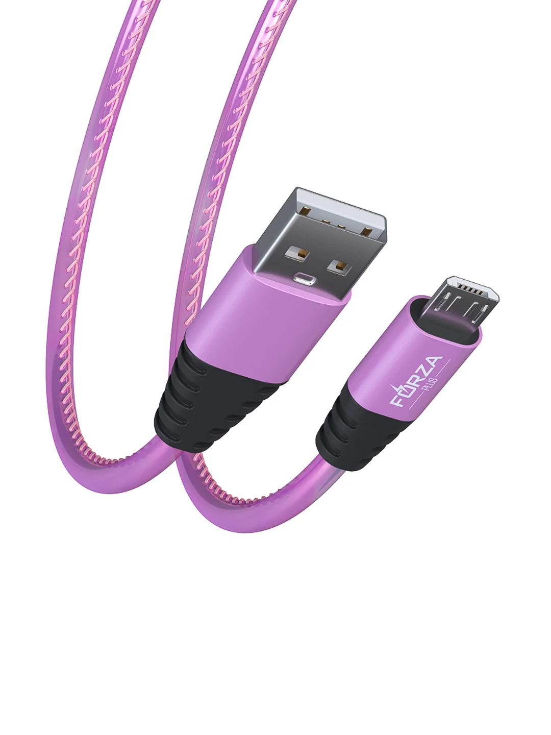 Кабель для зарядки Перламутр Micro USB, 1 метр, 2А, кожаная оплётка, 3 цвета
