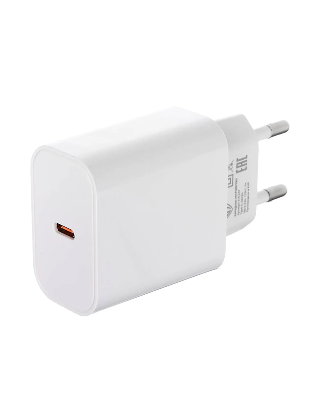 Сетевое зарядное устройство Basic, Type-C, 3А, PD 20 W