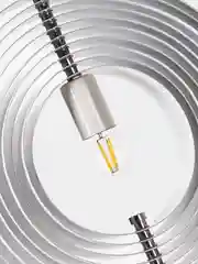 Подвесной светильник, люстра Луна Led Pendant Rotates Space Ball Metal White Moon