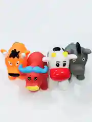 Игрушка - пищалка домашние животные резиновые детям / Корова, осёл, бык, буйвол