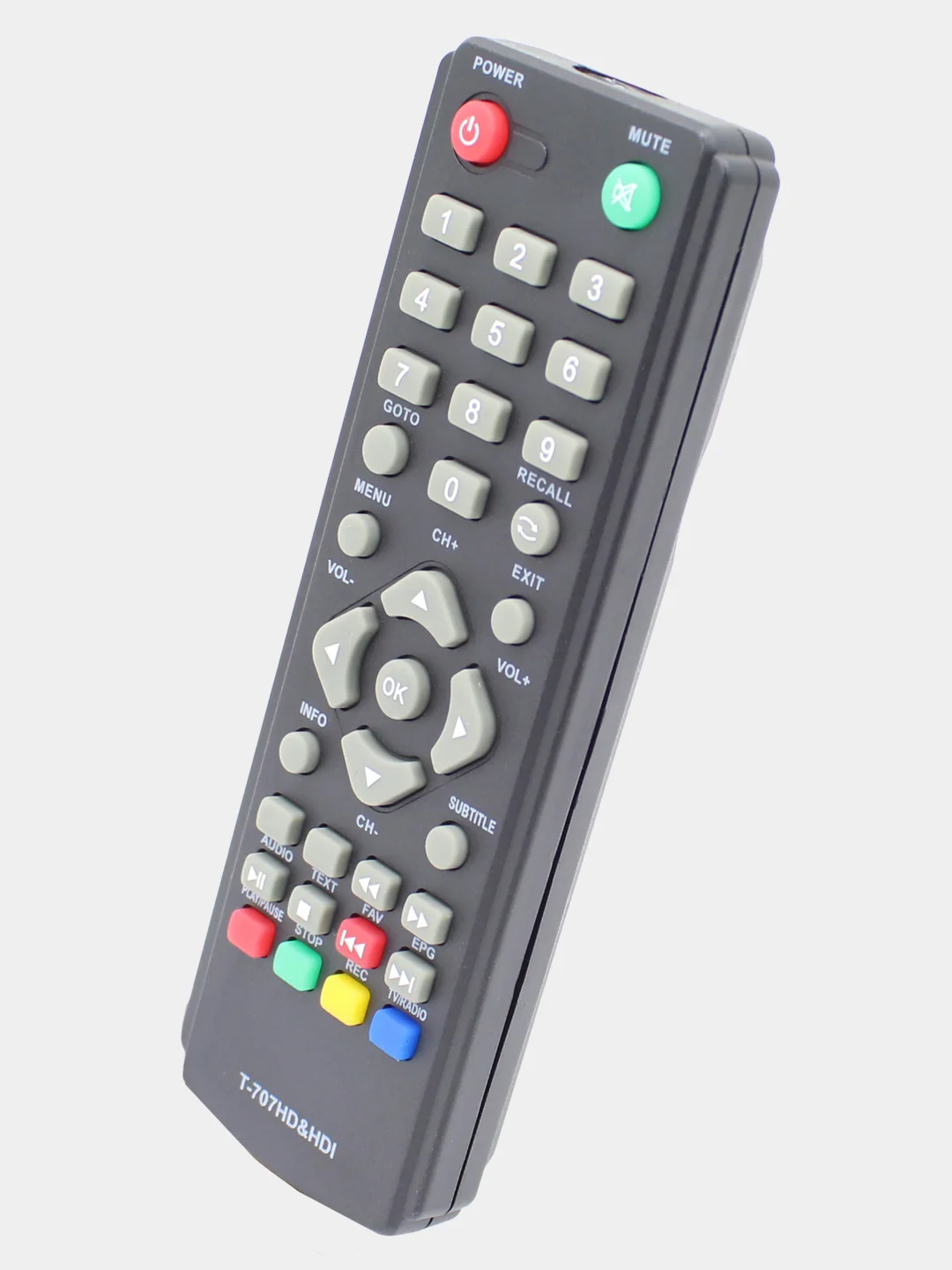 Пульт T-707HD&HD1  для ресивера GoldMaster