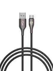 Кабель для зарядки керамика Type-C 1 метр, 3А, быстрая зарядка QC3.0, тканевая оплётка