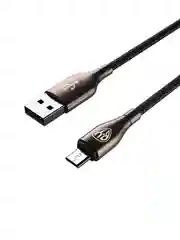 Кабель для зарядки керамика Micro USB, 1 метр, 3А, быстрая зарядка QC3.0, тканевая оплётка