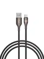 Кабель для зарядки керамика Micro USB, 1 метр, 3А, быстрая зарядка QC3.0, тканевая оплётка