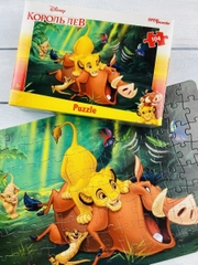Пазл для детей игра мозаика Дисней Король Лев 104 детали мультфильм любимые герои Львенок