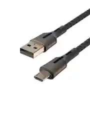 Кабель для зарядки Авангард Micro USB, 2 м, 3 А, быстрая зарядка QC 3.0, черный