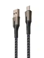 Кабель для зарядки Авангард Micro USB, 2 м, 3 А, быстрая зарядка QC 3.0, черный