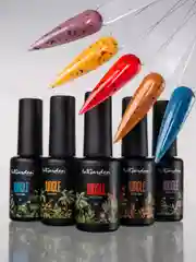 Красный гель-лак InGarden JUNGLE, 8 мл