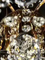 Люстра хрустальная светодиодная потолочная E27+LED золото Пульт ДУ