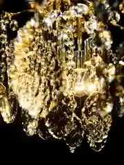 Люстра хрустальная светодиодная потолочная E27+LED золото Пульт ДУ