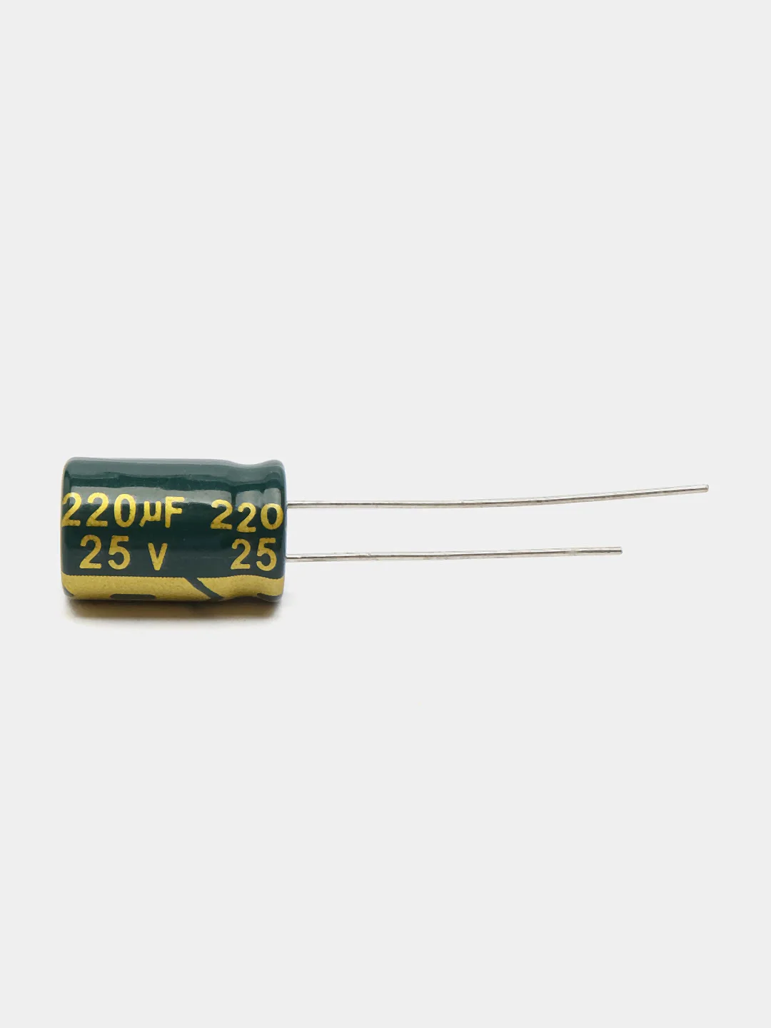 220мкФ 25в Конденсатор электролитический 220UF 25V 105C 8х12мм