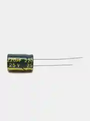 220мкФ 25в Конденсатор электролитический 220UF 25V 105C 8х12мм