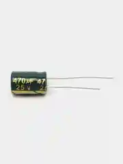 470мкФ 25в Конденсатор электролитический 470UF 25V 105C 8х12мм
