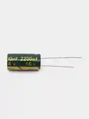 2200мкФ 16в Конденсатор электролитический 2200UF 16V 105C 13х21мм