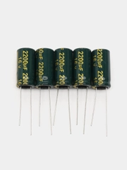 2200мкФ 16в Конденсатор электролитический 2200UF 16V 105C 13х21мм