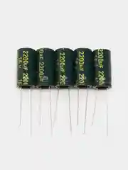 2200мкФ 16в Конденсатор электролитический 2200UF 16V 105C 13х21мм