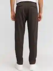 Коричневый мужские брюки силуэта Tapered