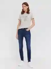 Женские джинсы Skinny, средней посадки