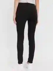 Черный женские джинсы Skinny средней посадки