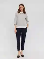 Женские брюки силуэта Slim, с ремнём