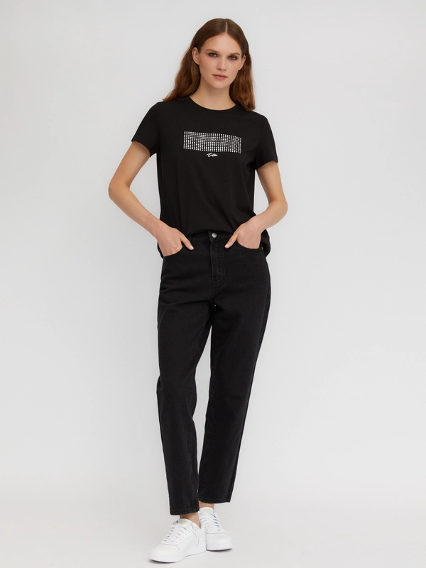 Женские джинсы Mom Fit высокой посадки