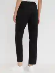 Черный женские джинсы Mom Fit высокой посадки