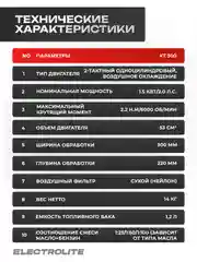 Бензиновый культиватор, мототяпка, ELECTROLITE KT 300