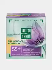 Дневной фито-крем для лица Чистая линия "Шлемник и морошка", 55+, 45 мл