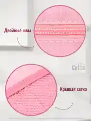 Розовый косметичка дорожная, органайзер для косметики, непромокаемая, на молнии, с ручкой