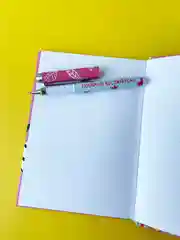Розовый подарочный набор учителю, воспитателю, учительнице. Подарок. Ежедневник (блокнот) и ручка