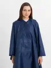 Синий пончо плащ дождевик