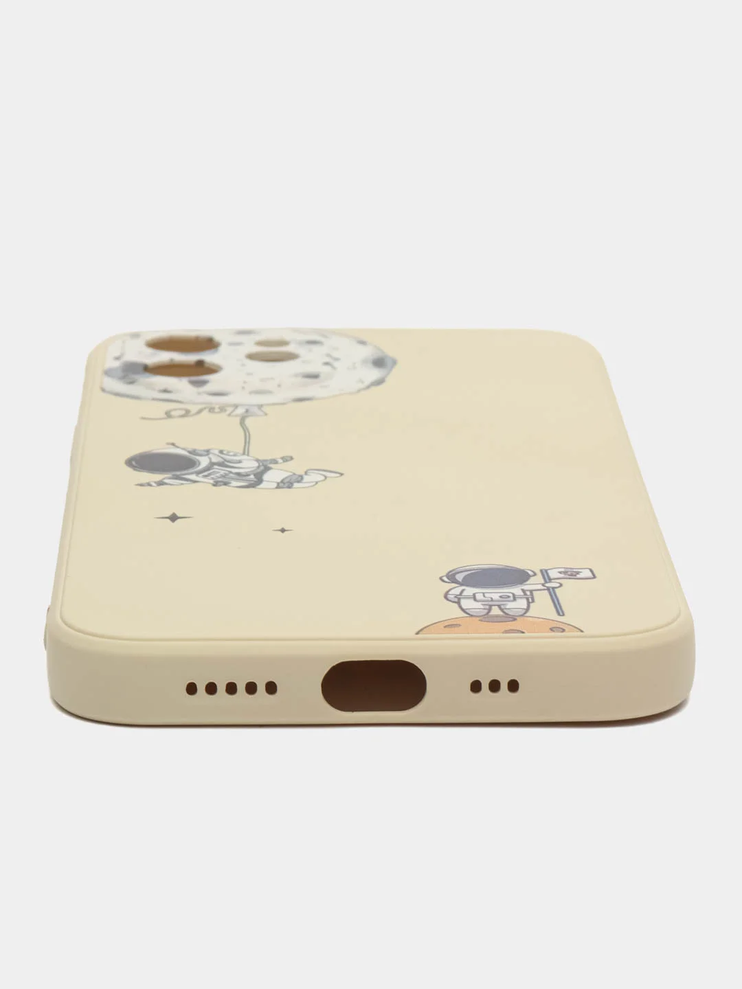 Бежевый чехол для айфон (iPhone) 11 12 13 Plus XR Pro Max силиконовый про макс