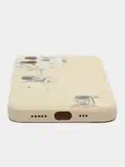 Бежевый чехол для айфон (iPhone) 11 12 13 Plus XR Pro Max силиконовый про макс